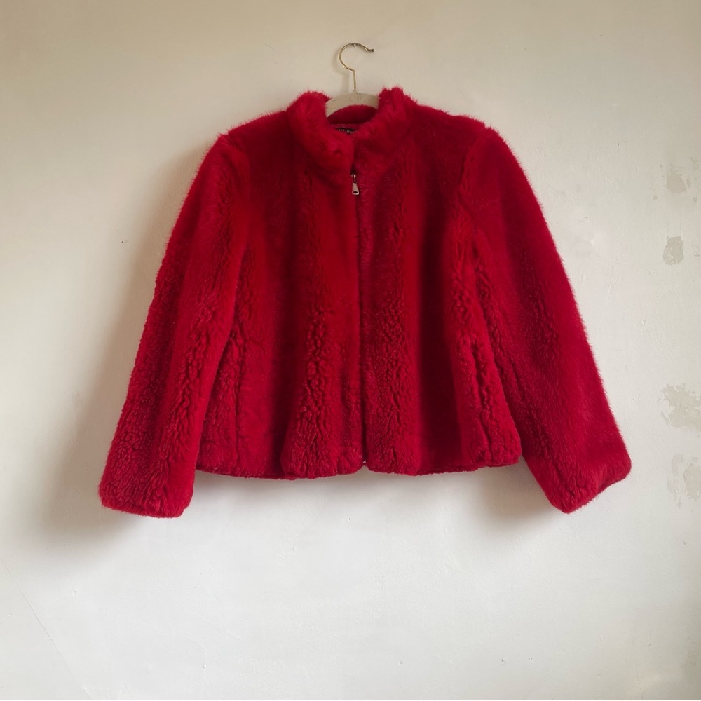 Zara | Red fur coat